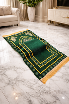 Soft padded prayer mat sajada comfortable prayer carpet with cushioning for daily salah use