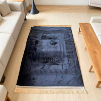 Soft padded prayer mat sajada comfortable prayer carpet with cushioning for daily salah use